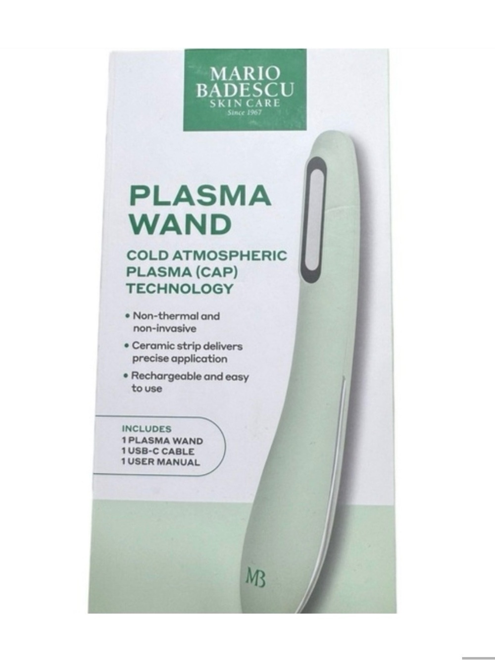 NWT Mario Badescu Plasma Beauty Wand - Cold Atmospheric Plasma (CAP)
